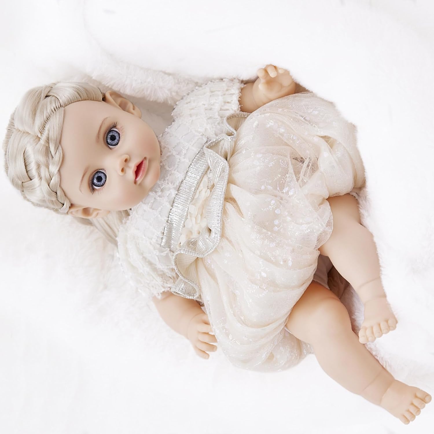 Bambola in vinile da 14 pollici per interazione genitore-figlio Neonata Neonata