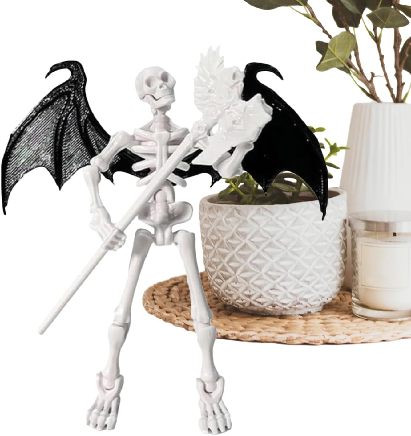 Action Figure Scheletro Articolata, Figura Articolata Giocattoli Per Bambini, Modello Articolato Realistico Per Appassionati Di Halloween E Fantasy Gioco Creativo Appassionati Di Fotografia Libreria C