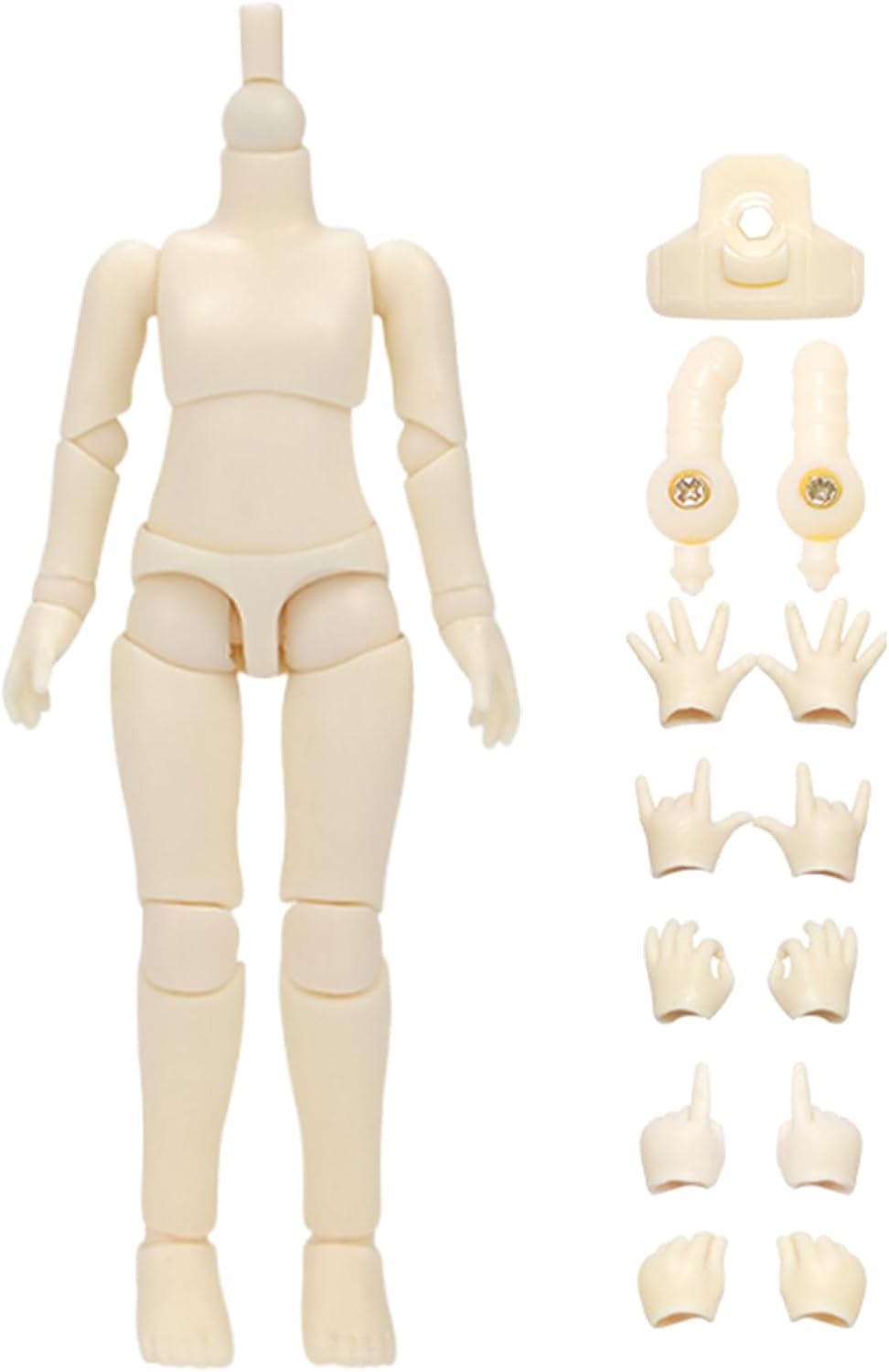 Bambola Corporea Movibile | Figura Snodabile a Corpo Completo | Deco Collezione Multiscenica per Scrivania Libreria e Comodino con Pose Multiple