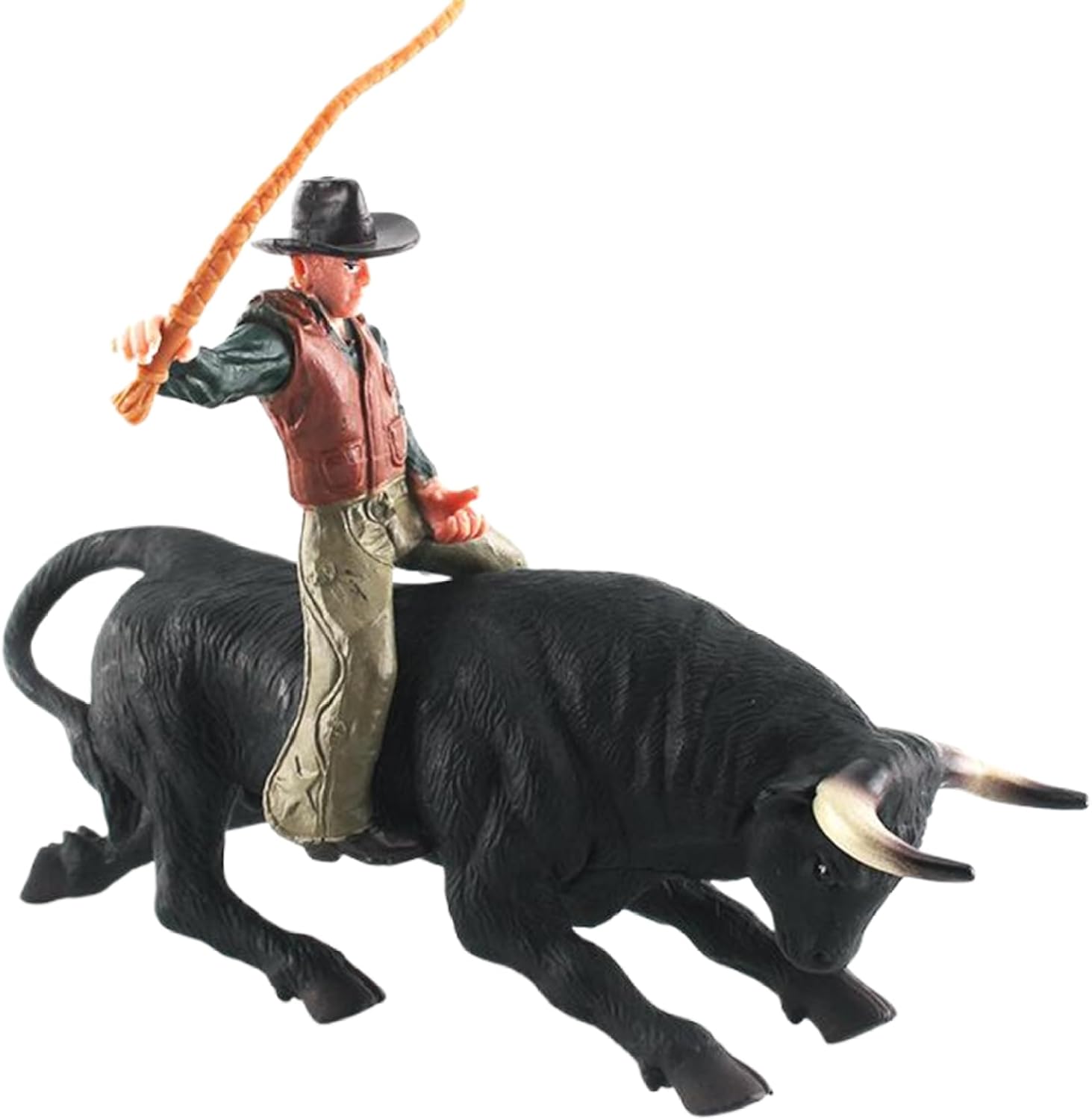 Giocattoli da cowboy realistico in sella a giocattoli educativi per cavalieri neri in età prescolare