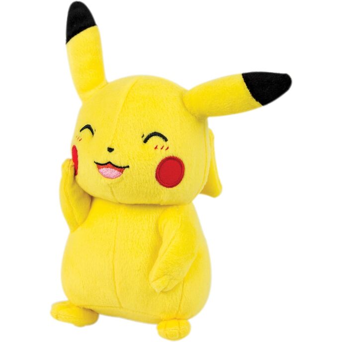 Pluș Pokémon, culori asortate, 760017858 Pikachu vesel cu ochiul
