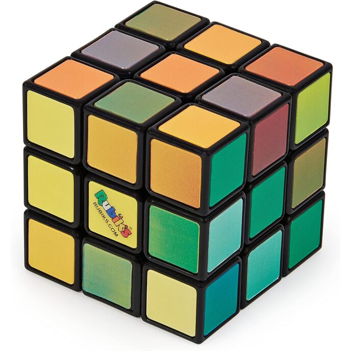 Spin master rubik's imposible, el clásico juego de combinación de colores y el original solucionador de problemas 3x3 de dificultad avanzada, para niños y adultos a partir de 7 años