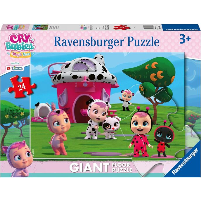 Puzzle pentru copii Ravensburger cry babies, multicolor, gigant 24 piese, 03050 7