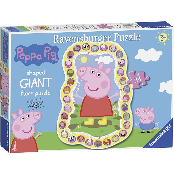 Ravensburger-135312 prasátko peppa 2d puzzle, vícebarevné, 05545 6