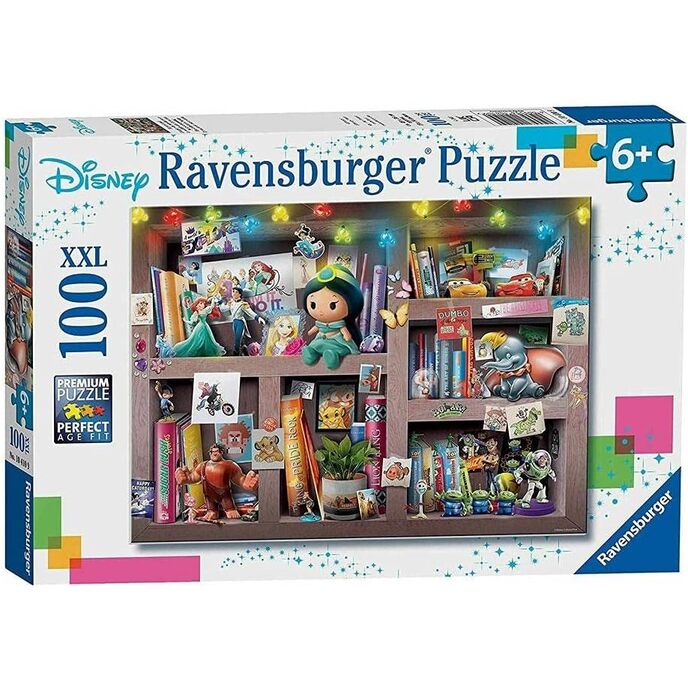 Ravensburger-10410 Disney Puzzle 2D, Multicolore, 10410 9 Disney Personaggi multipli