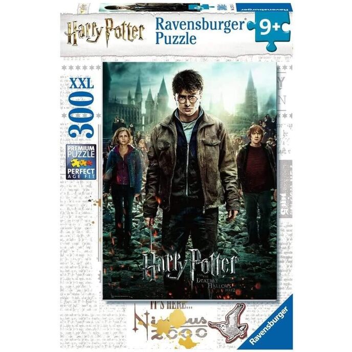 Puzzle Ravensburger Harry Potter pentru copii, multicolor, 300 de piese, 12871, exclusiv Amazon