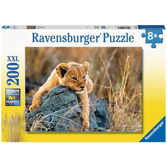 Ravensburger 129461 mały lew, 200 elementów puzzle xxl dla dzieci, zalecany wiek 8+