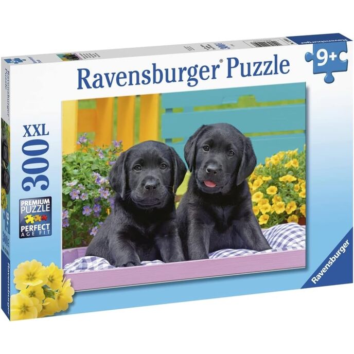 Ravensburger 129508 puppy life, xxl пъзел от 300 части за деца, препоръчителна възраст 9+