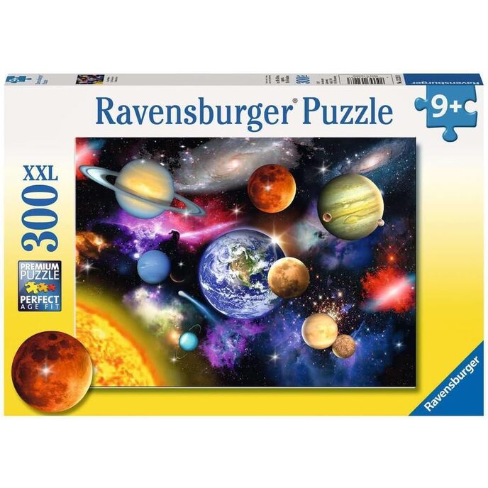 Ravensburger – Sonnensystem-Puzzle für Kinder, mehrfarbig, 300 Teile, 13226 3 Einzelstücke