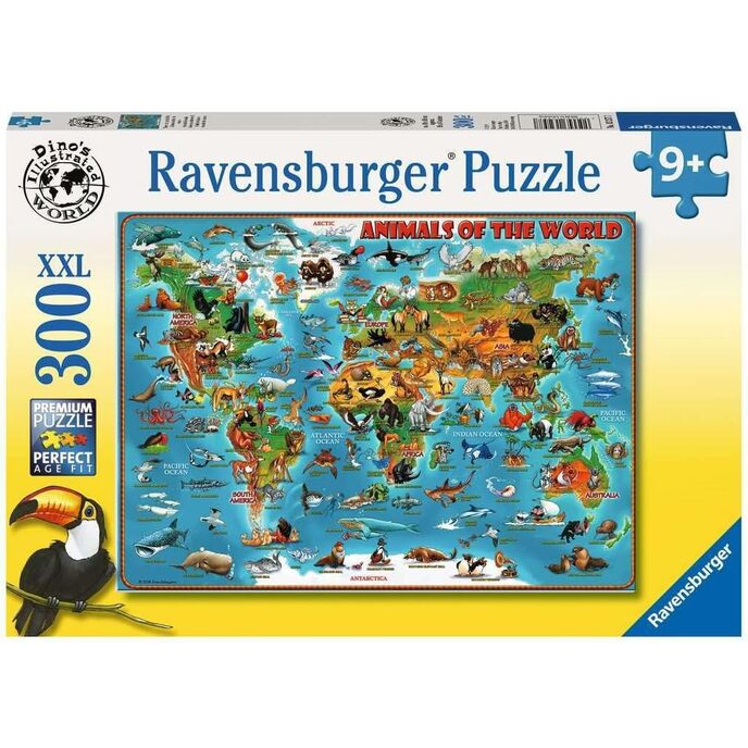 Ravensburger - slagalica u nizu Životinje svijeta 300 dijelova, raznobojna, 13257