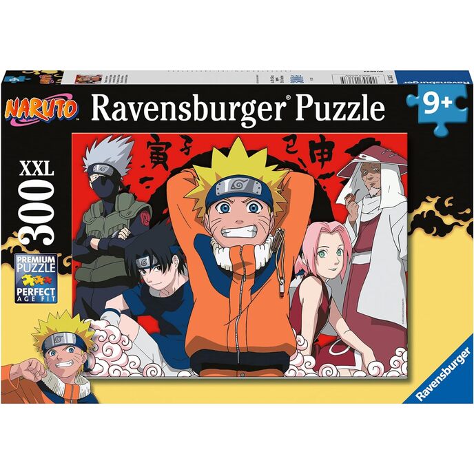 Ravensburger - Naruto-Puzzle, 300 XXL-Teile, empfohlenes Alter ab 9 Jahren