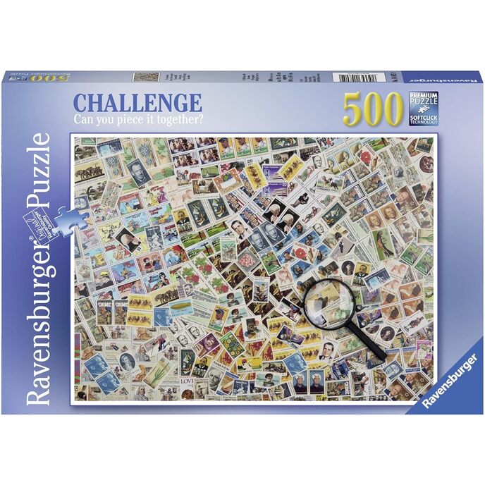 Ravensburger italy- ravensburger 14805 timbri puzzle 500 biċċa, multikuluri