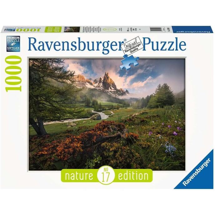 Ravensburger - Nature Edition - Vallée de la Clarée Puzzle, 1000 Pezzi, Multicolore, 15993 2 Atmosfera Pittoresca nella Vallée de la Clarée, Alpi Francesi