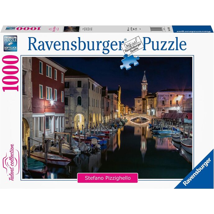 Ravensburger puzle, 1000 gabalu puzle, Venēcijas kanāli, puzle pieaugušajiem, talantu kolekcija, Venēcijas puzle, ravensburger puzle - augstas kvalitātes druka