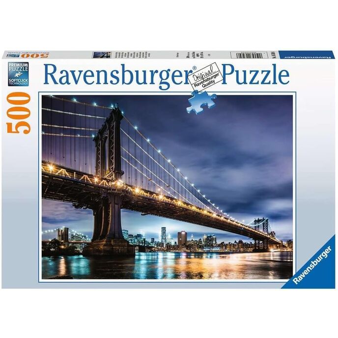 Ravensburger New York puzzel, 500 stukjes, veelkleurig, 16589 6