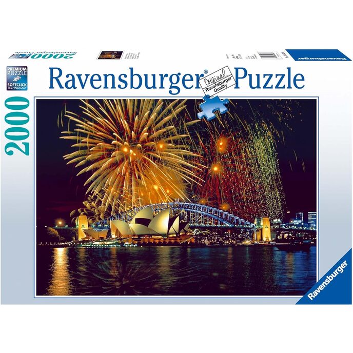 Ravensburger Italie feux d'artifice à Sydney, puzzle, 100 pièces, 98x75cm, couleur multicolore, 16622 0