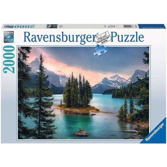 Παζλ Ravensburger 2000 τεμαχίων, νησί των πνευμάτων στον Καναδά, συλλογή φωτογραφιών και τοπίων, παζλ για ενήλικες, παζλ ravensburger - εκτύπωση υψηλής ποιότητας, μέγεθος παζλ: 98x75 cm