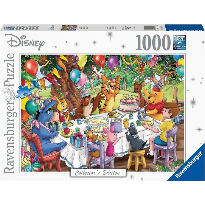 Ravensburger – Puzzle Winnie Puuh, Disney, 1000 Teile, Erwachsenenpuzzle Winnie Puuh 1000 Teile einzeln