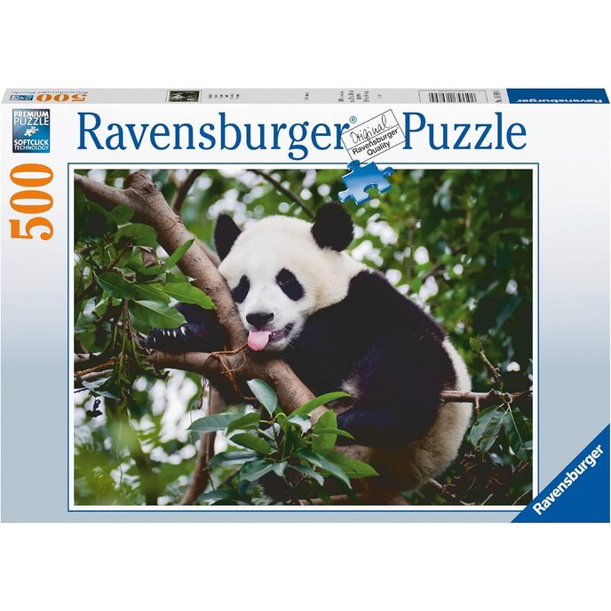 Ravensburger, panda, 500 stukjes, puzzel voor volwassenen, veelkleurig, 16989 4
