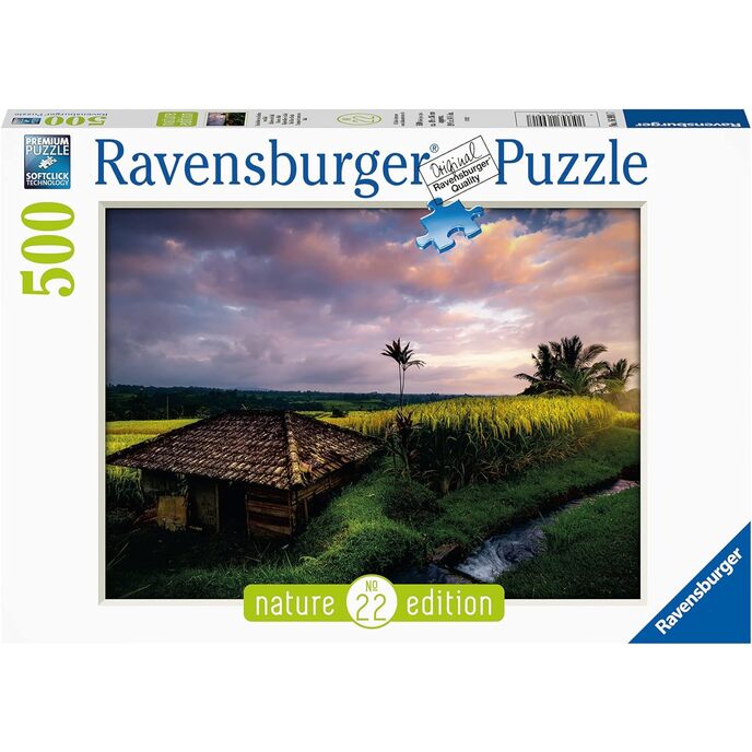 Ravensburger-135531, Campos de arroz en Bali, 500 piezas, Puzzle para adultos, multicolor, 16991 7