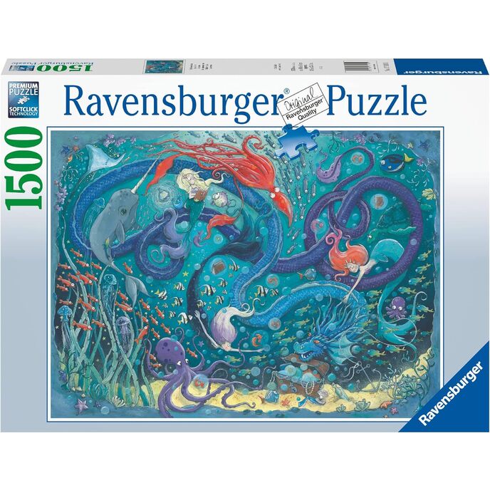 Ravensburger, Zeemeerminnen, puzzel van 1500 stukjes voor volwassenen, meerkleurig, 17110 1