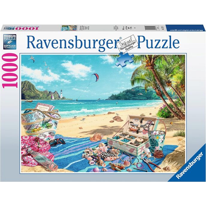 Ravensburger-puzzle la collection de coquillages, 1000 pièces, puzzles pour adultes