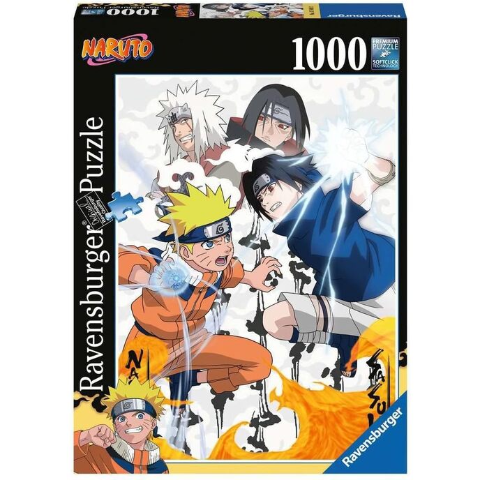 Puzzle Ravensburger 17449-naruto contre. Puzzle Sasuke-Naruto de 1000 pièces, pour adultes et enfants à partir de 14 ans, 17449