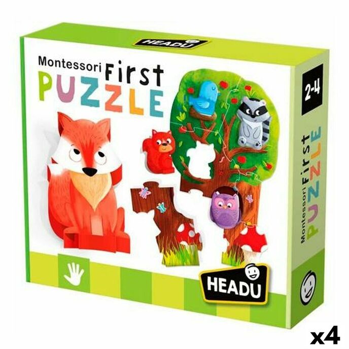 Puzzle forêt montessori Headu (4 unités)