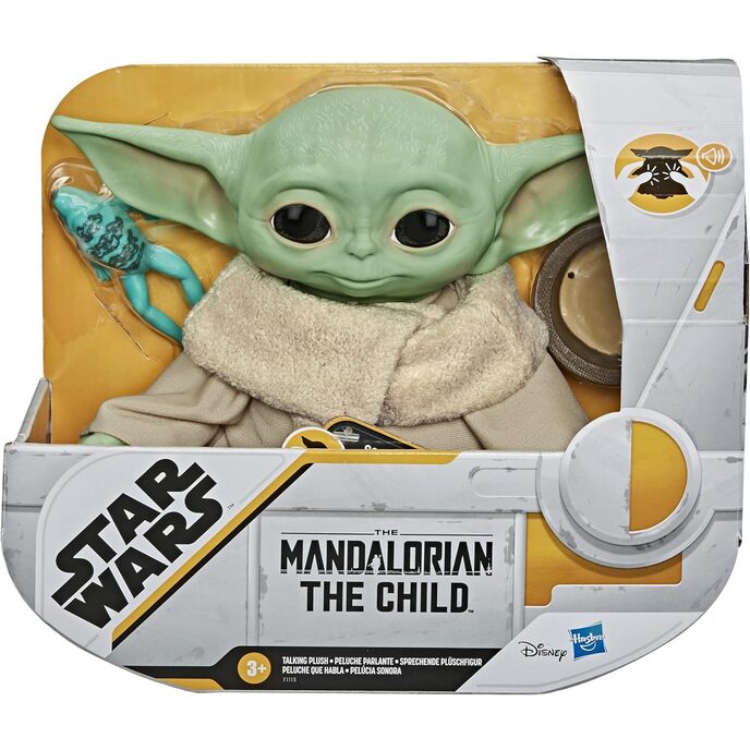 Star Wars hasbro the child (piș baby yoda cu sunete și accesorii tipice personajului cunoscut și sub numele de baby yoda, inspirat din seria disney + mandalorian)