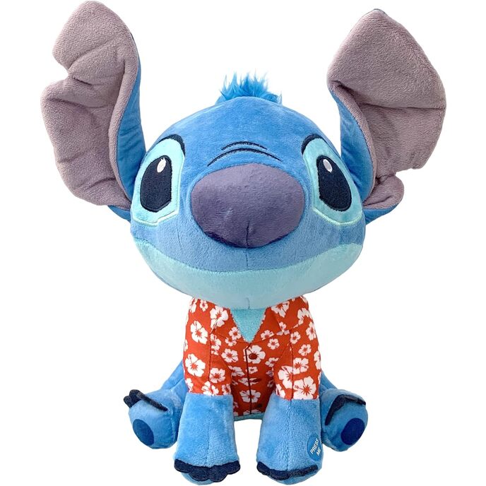 Disney Stitch Plüschtier 30 cm mit Hawaiihemd für Kinder mit Musik 5969