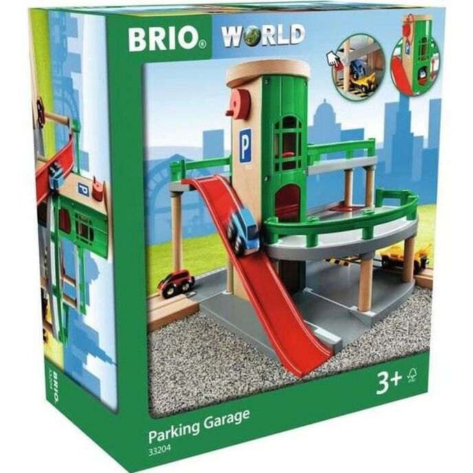 Kit de construction de rails de garage Brio multicolores