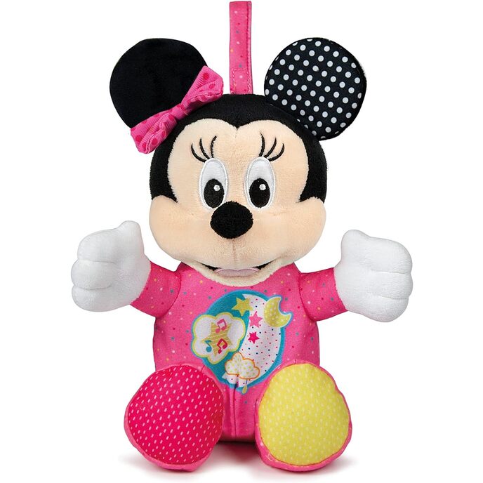 Clementoni- baby Minnie Lightin pliušinis žaislas, įvairiaspalvis, 17207 baby Minnie Lightin pliušinis vienvietis