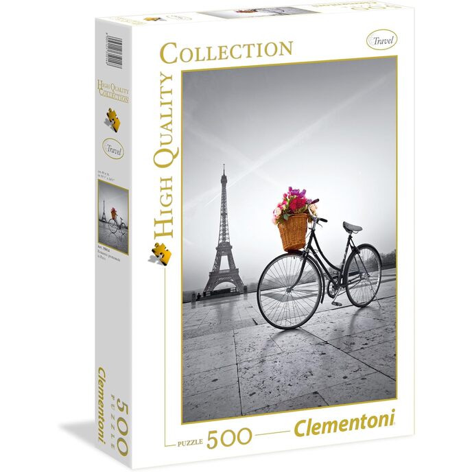 Clementoni romantic promenade in paris collection puzzle, 500 pieces, 35014 romantic promenade in paris single