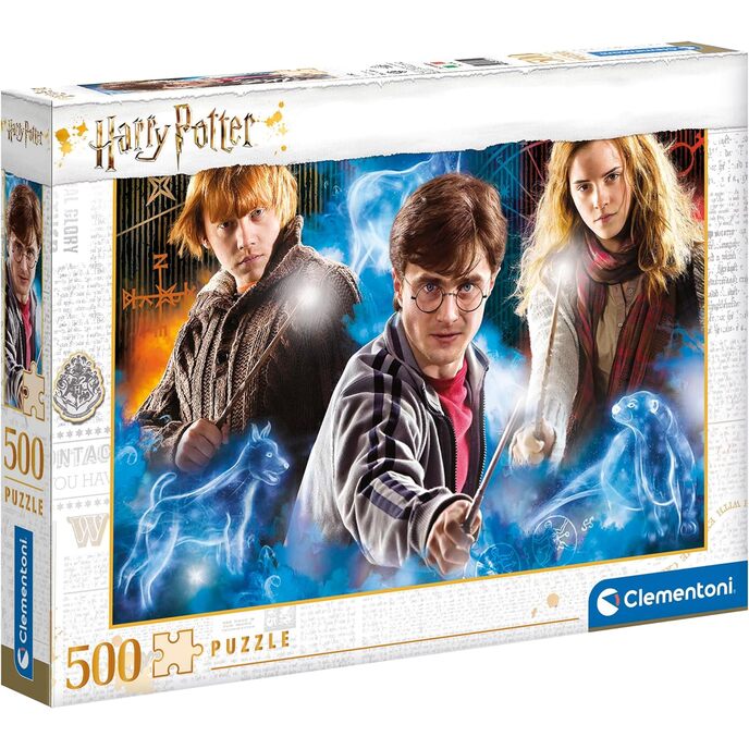 Clementoni Harija Potera puzle pieaugušajiem 500 gab., ražota Itālijā, daudzkrāsaina, 540 gr, 35082 Harijs Poters 500 gab.