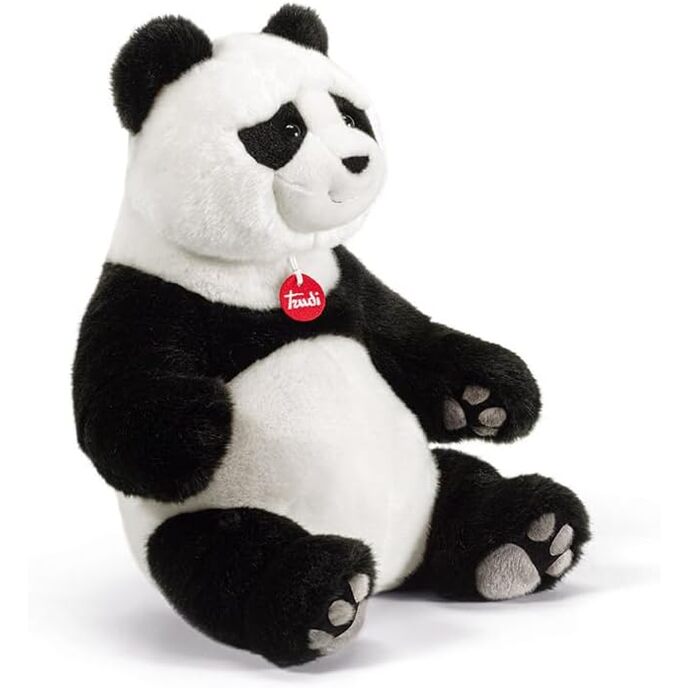 Trudi panda kevin, pliš, bela/črna, 26517 panda kevin l