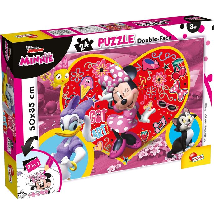 Lisciani-Spiele – Disney-Minnie-Puzzle df, 24 Teile, mehrfarbig, 50 x 35 cm, 73979