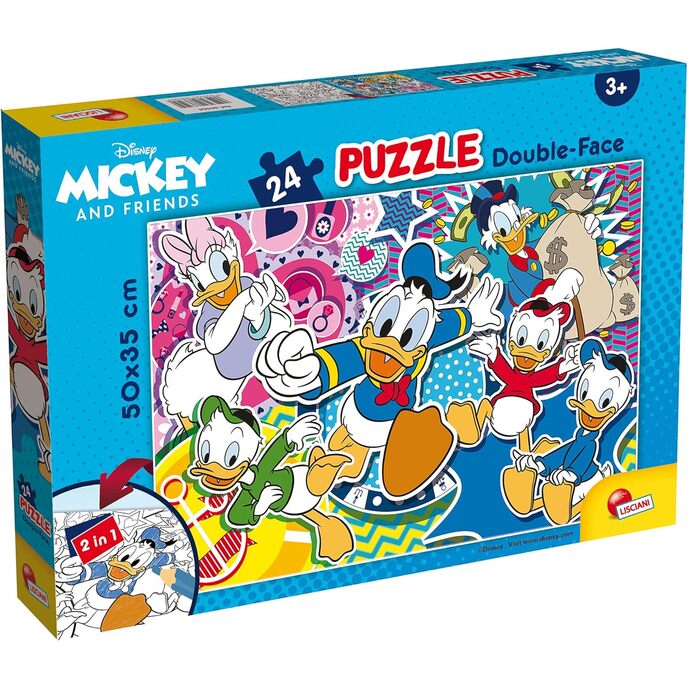Lisciani žaidimai - Disney galvosūkis df plus 24 Donaldas Duck galvosūkis vaikams, 86511