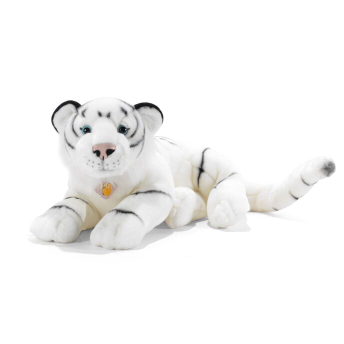 05998 plüss & cég - 'hó' fehér tigris l,50 cm