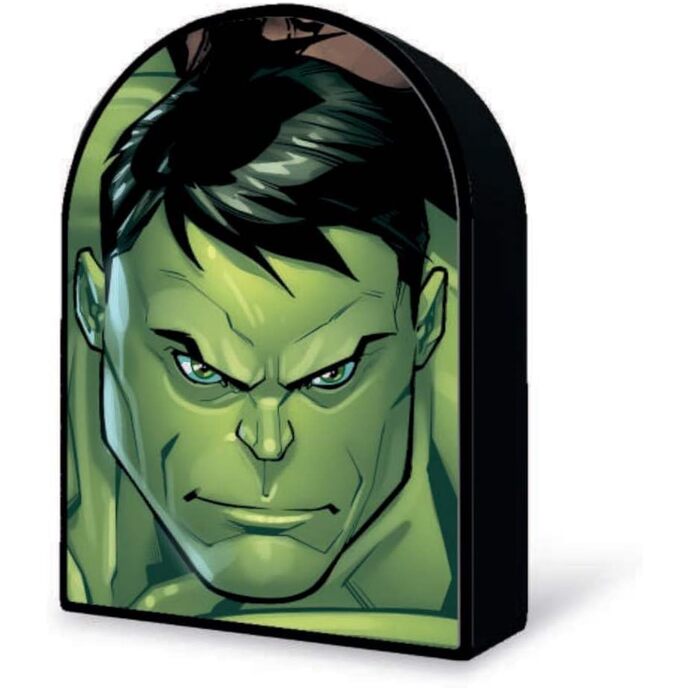 Große vertikale Lentikular-Puzzlespiele „Marvel Avengers Hulk“, 300 Teile im Lieferumfang enthalten und Blechdose mit 3D-Effekt – pub00000, pub00000