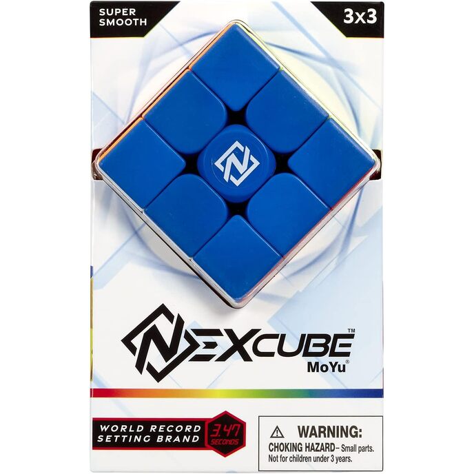 Nexcube 3x3 classic, kocka speedcuber, maximálna rýchlosť, bez nálepiek s presným premiestňovaním a dvojitým systémom nastavenia - viacfarebná